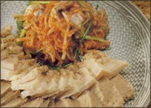 삼겹살 편육 보쌈